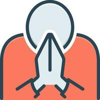 color icon for obedient vector
