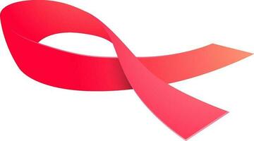 Glossy Awareness Ribbon icon design. vector