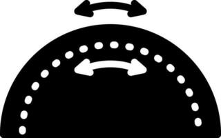 solid icon for elasticity vector