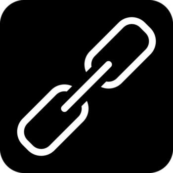 solid icon for link vector