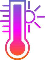 Hot temperature Vector Icon Design