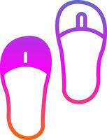 Flip flops Vector Icon Design