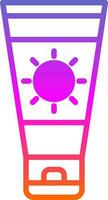 Sun cream Vector Icon Design