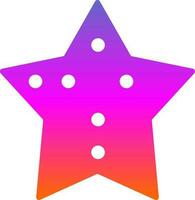 diseño de icono de vector de estrella de mar