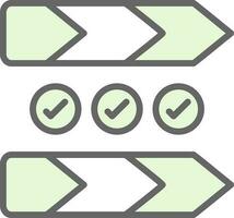 Value chain Vector Icon Design