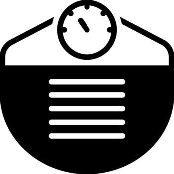 solid icon for weight vector