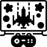 solid icon for gaming vector