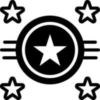 solid icon for stars vector