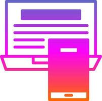 Responsive design Vector Icon Design