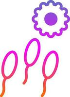 diseño de icono de vector de esperma