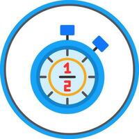 Half time Vector Icon Design