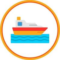 diseño de icono de vector de barco