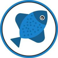 diseño de icono de vector de pescado