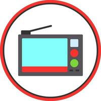 Television Vector Icon Design