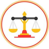 Justice Vector Icon Design