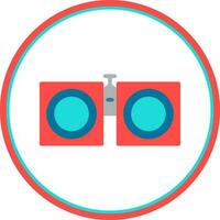 Binoculars Vector Icon Design