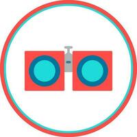 Binoculars Vector Icon Design