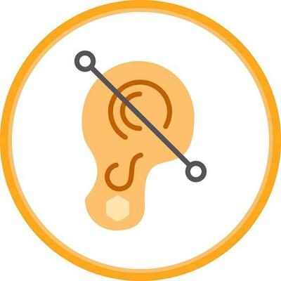 Percing line Vector Icon Design