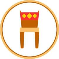 diseño de icono de vector de silla