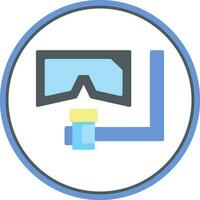 diseño de icono de vector de snorkel