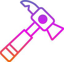 Inverse hammer Vector Icon Design