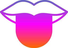 Tongue Vector Icon Design