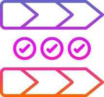 Value chain Vector Icon Design