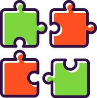 Puzzle Vector Icon Design