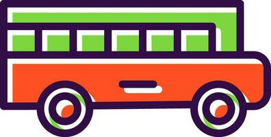 School bus Vector Icon Design