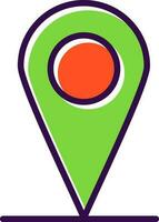 Map pointer Vector Icon Design