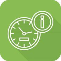 icono de vector de reloj