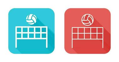 Beach Volleyball Vector Icon