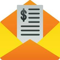 Paycheck Vector Icon Design