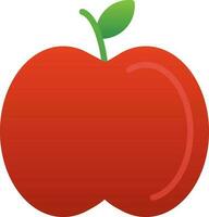 diseño de icono de vector de manzana