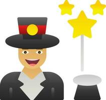 Magician Vector Icon Design