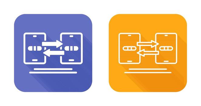 Data Synchronization Vector Icon