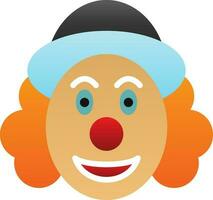 Clown Vector Icon Design