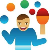 Juggling Vector Icon Design