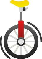 Unicycle Vector Icon Design