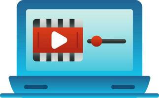 Video player Vector Icon Design