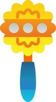 Rattle Vector Icon Design