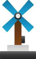 Windmill Vector Icon Design