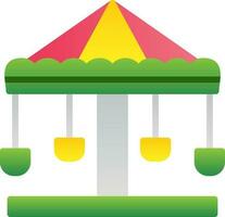 Merry go round Vector Icon Design