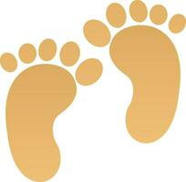 Footprint Vector Icon Design