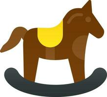 caballo juguete vector icono diseño