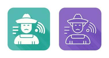Farmer Vector Icon