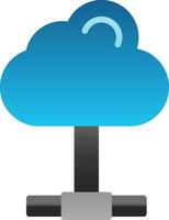 Cloud computing Vector Icon Design