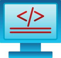 Coding Vector Icon Design