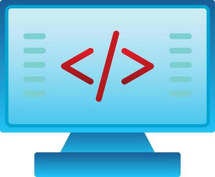 codificación vector icono diseño