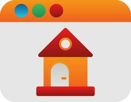 Home page Vector Icon Design